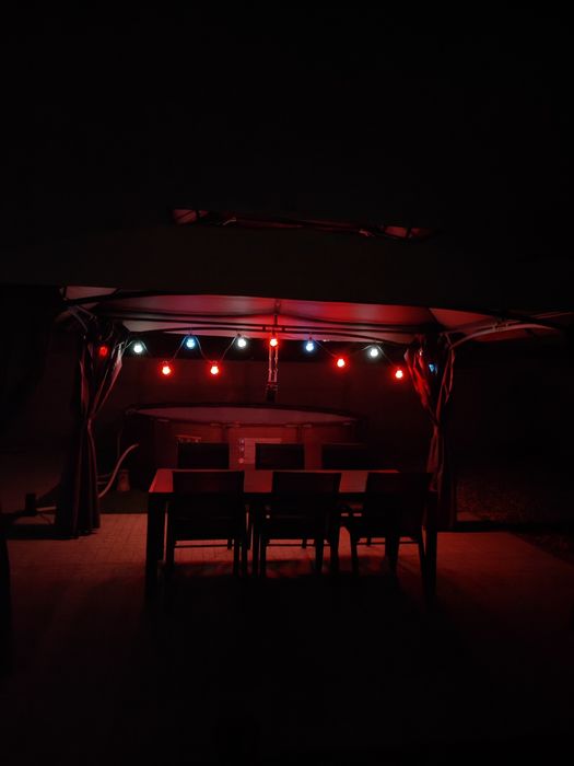 Baldachim altana pawilon namiot pergola zadaszenie ogród na dwór szary