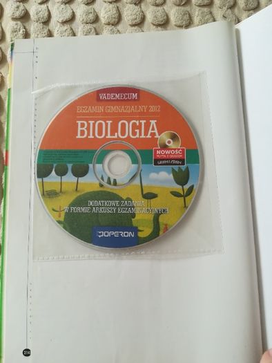 Vademecum egzamin gimnazjalny biologia+CD