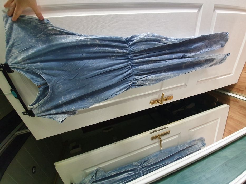 Kombinezon dresowe damski bawełniany rozmiar uniwersalny marmurkowy