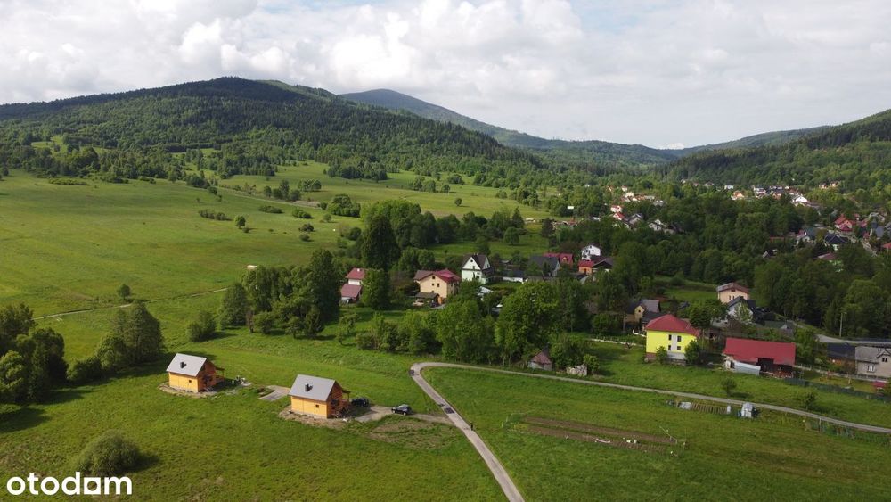 Sopotnia Mała, 2 domy drewniane całoroczne 90 m2