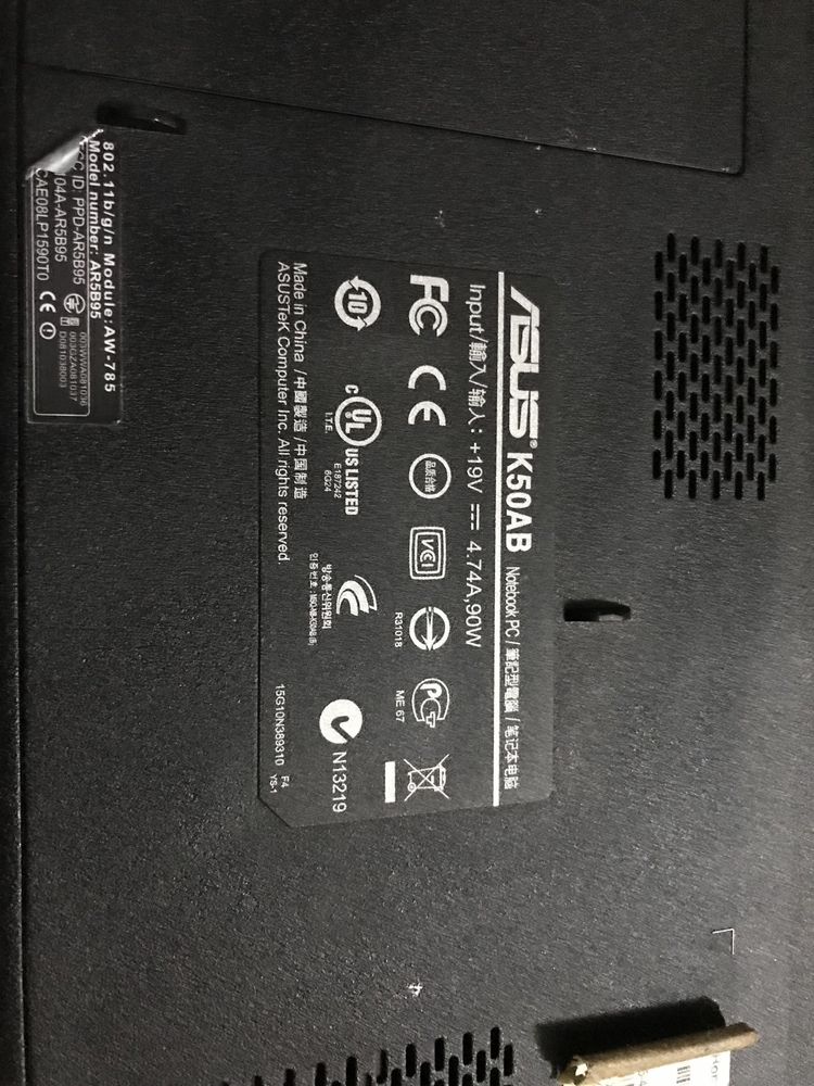 Laptop Asus K50AB