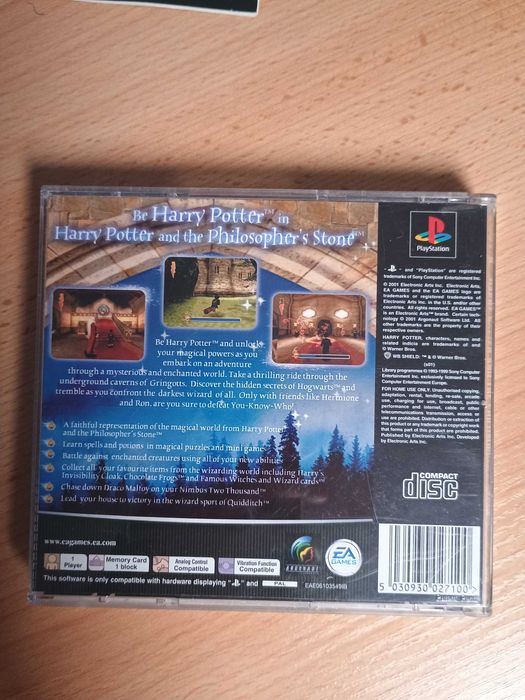 Harry Potter and The Philosopher's Stone PSX PS1 angielska komplet