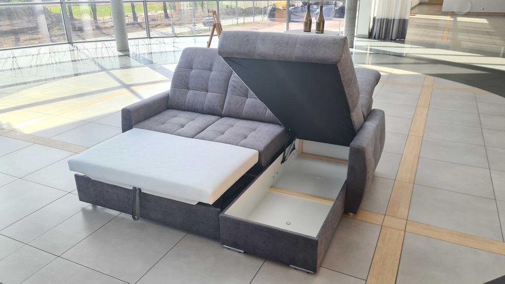 DOSTĘPNY OD RĘKI nowy narożnik z funkcją i pojemnikiem WYPRZEDAŻ