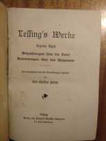 Lessing's Werke około 1890