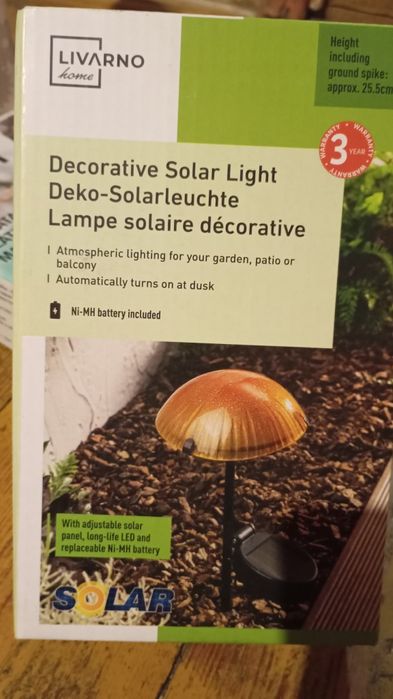 Lampka silarna w kształcie grzybka