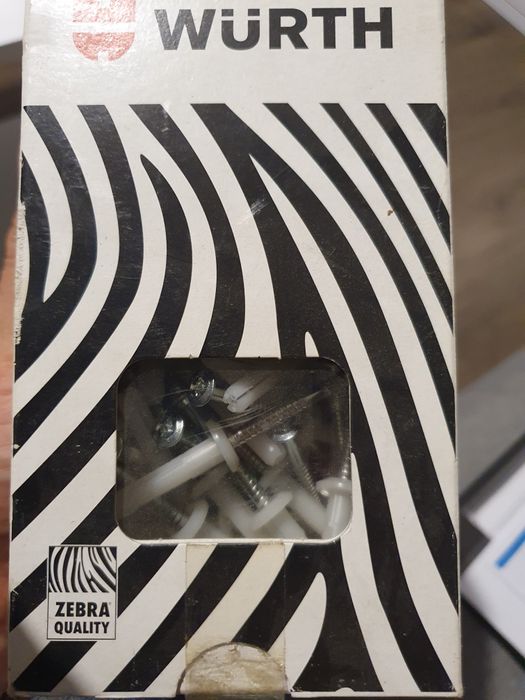 Kołki montażowe Würth 6x40mm 100sztuk