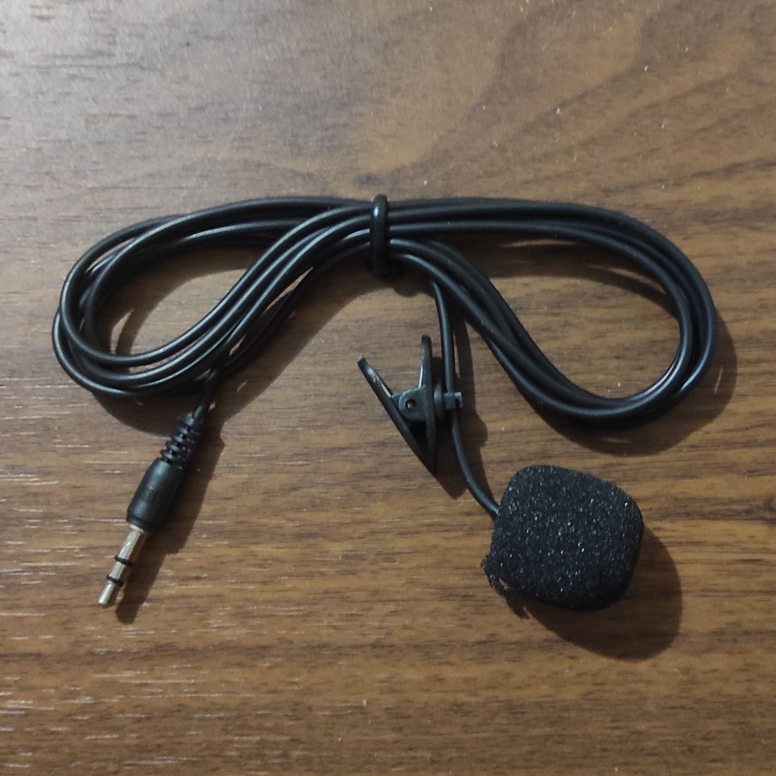 Петличный микрофон с клипсой 3.5mm камеры