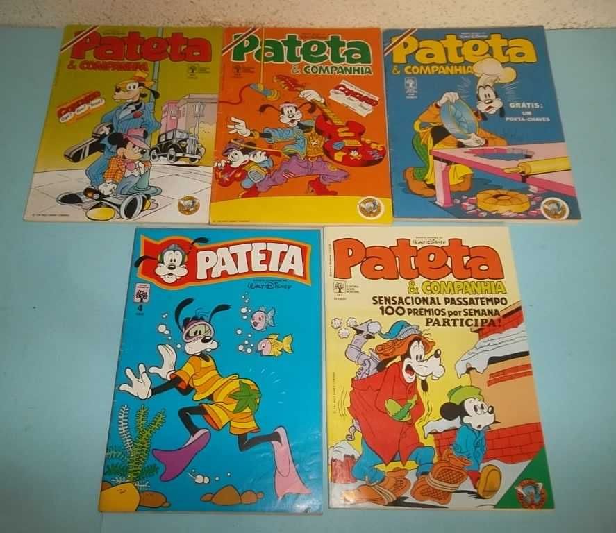 Lote de revistas do PATETA - Edição portuguesa