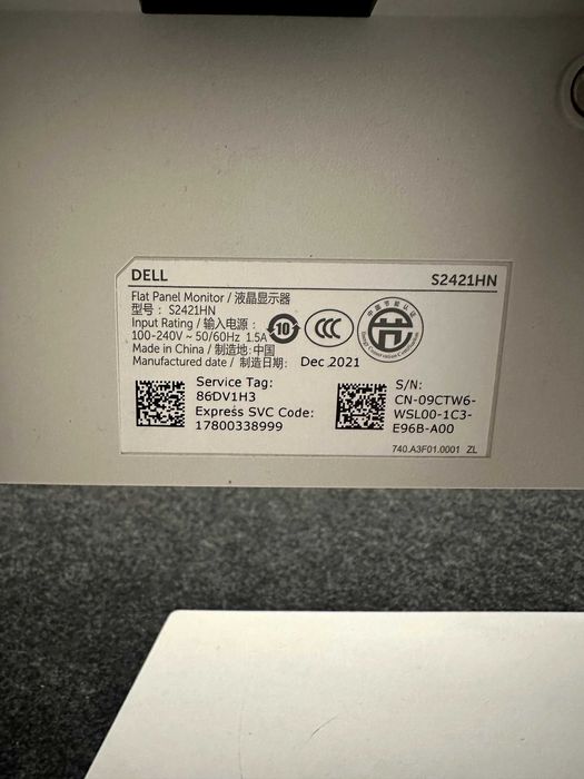 Monitor DELL S2421HN