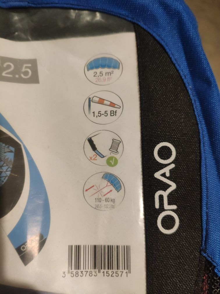 Latawiec trakcyjny kite orao zeruko 2,5 + trajka