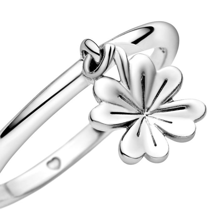NOVO Anel Pandora Dangling Clover
