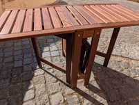 Mesa madeira para jardim exterior