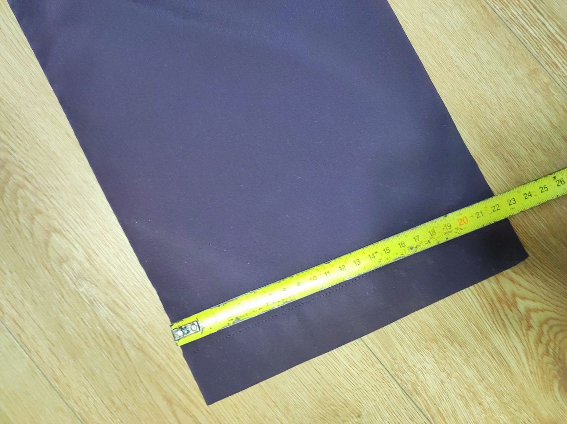 Брюки штани чоловічі щільні бордові фіолетові прямі, розмір М