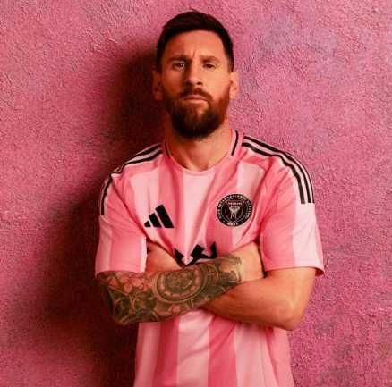 NOWOŚĆ! Leo MESSI #10 Inter Miami 25/26 Komplet Domowy RÓŻNE ROZMIARY