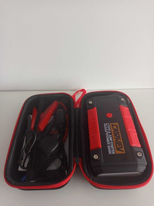 CARHEV Powerbank 6000A Rozruch 12V 10L Benzyna Diesel LED Latarka