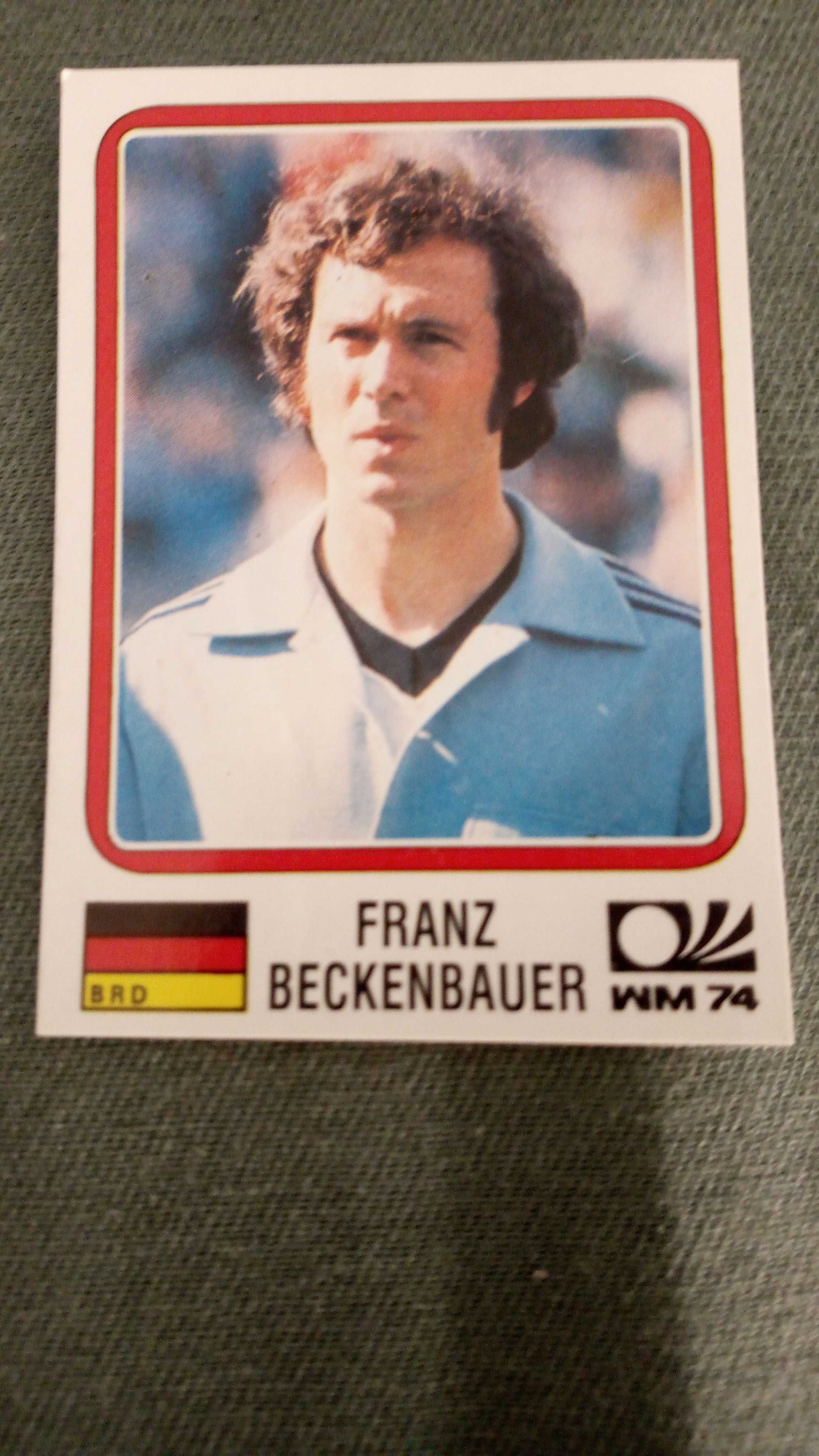 Cromo Panini World Cup Story de Franz Beckenbauer Mundial 74