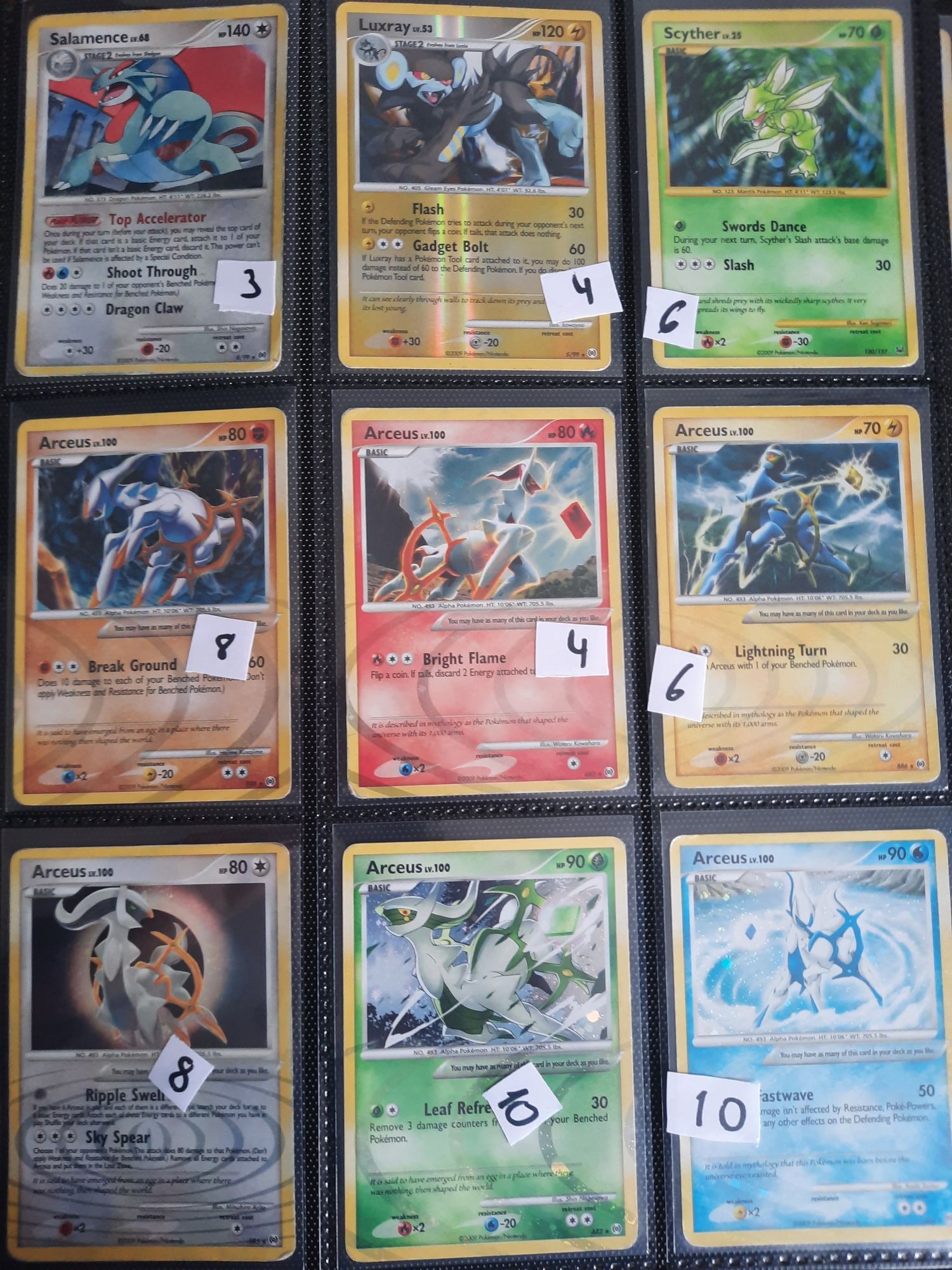 Cartas pokemon antigas