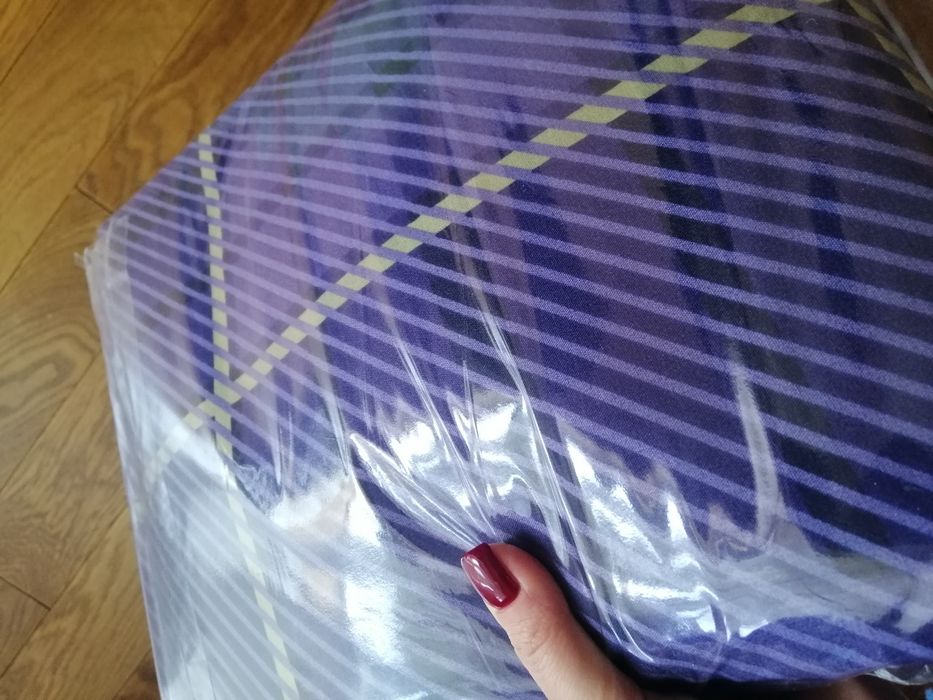 Постіль спальна білизна фіолетова двоспальний