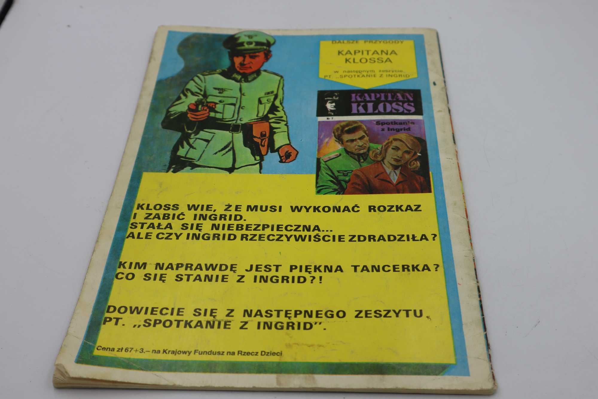 Komiks  Kapitan  KLOSS  HASŁO wydanie II 1986 r L