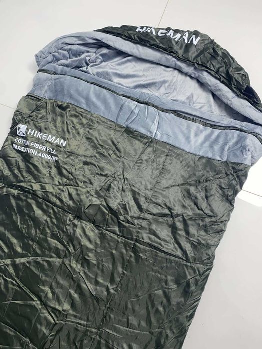 Теплий спальник, спальний мішок HIKEMAN пух+фліс