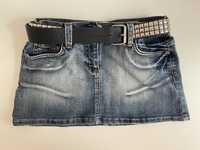 вінтажна джинсова спідниця y2k vintage розмір S 36