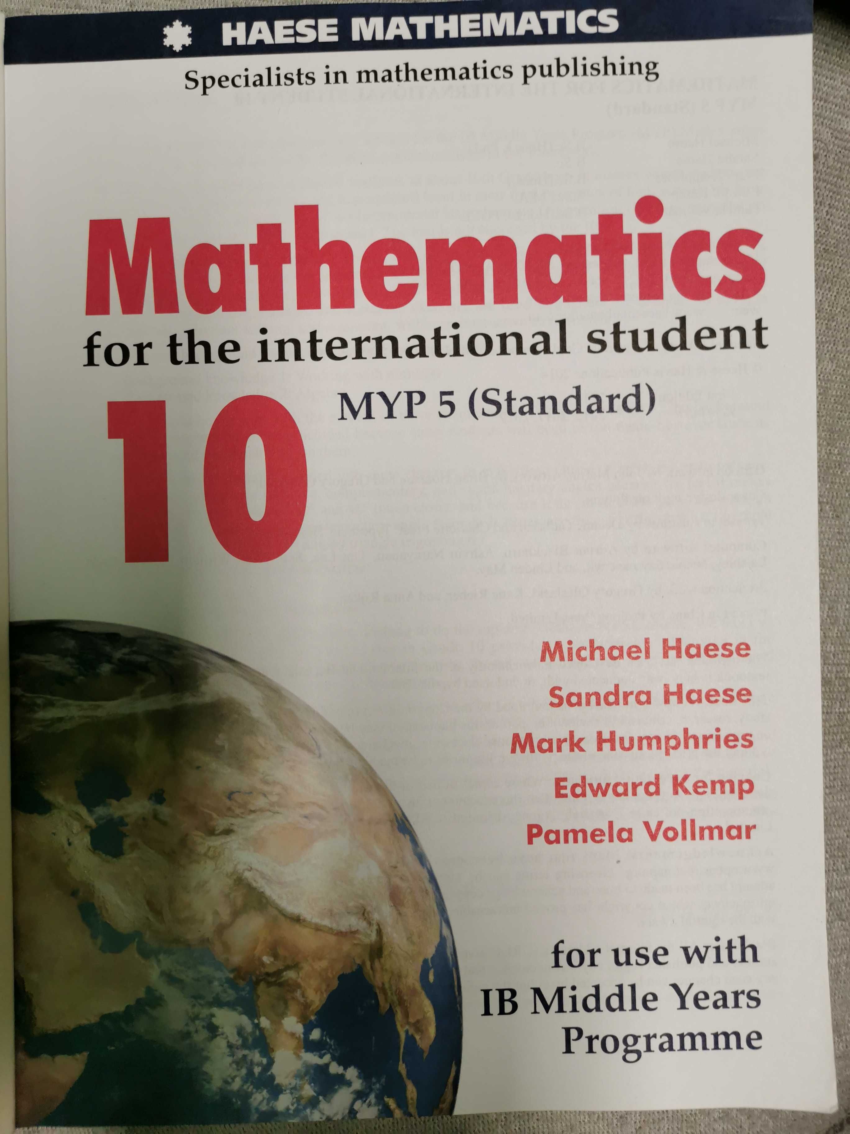 Mathematics for the International Student MYP 5 (Standard)