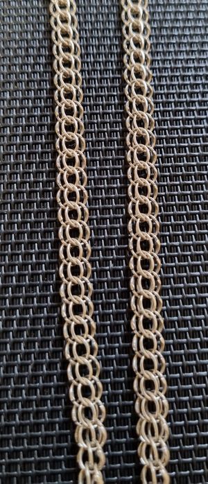 Срібний чоловічий ланцюжок хрестик печатка набір