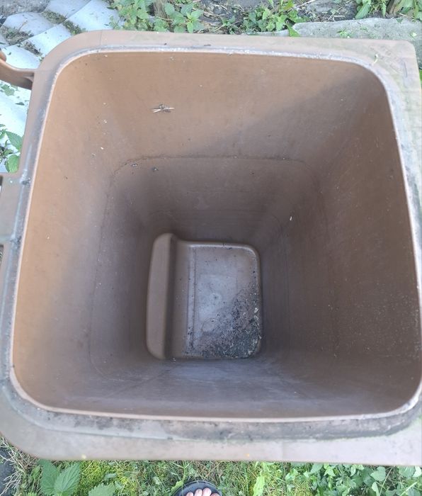 Kosz 120l BIO kubeł odpady, brązowy