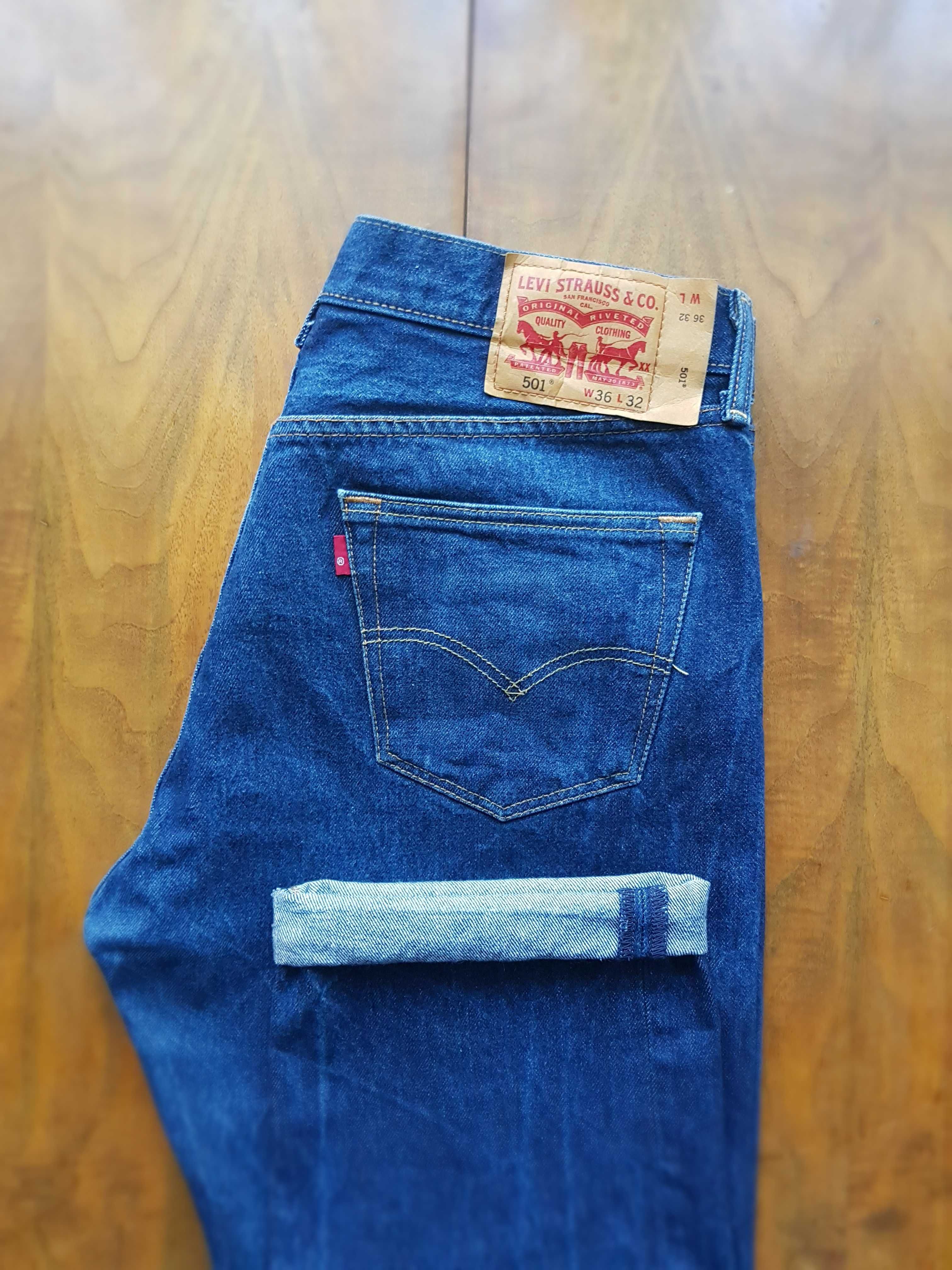 Джинсы (Levis 501) Made in Meхico! W36-L32