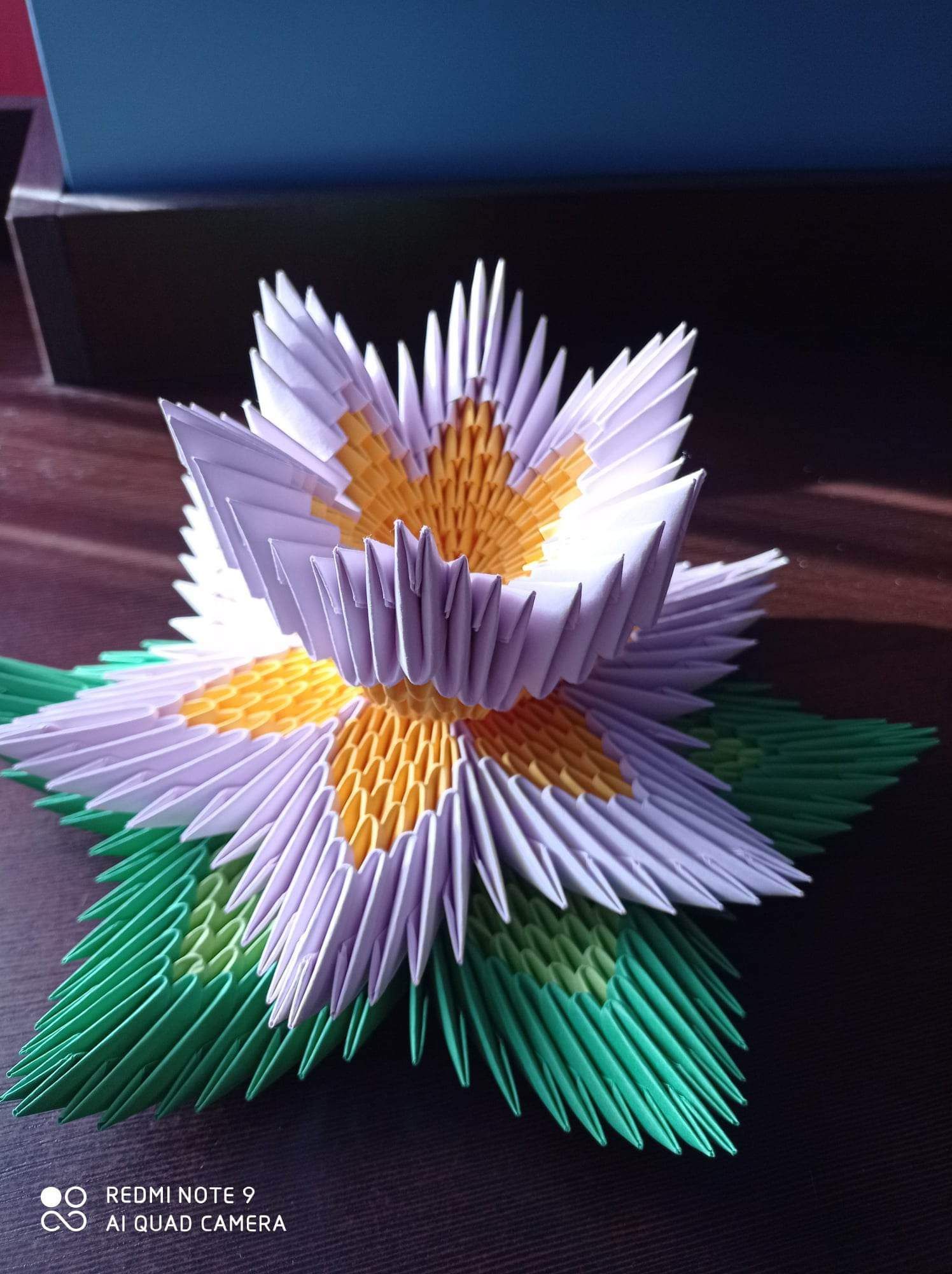 Lilie wodne z origami