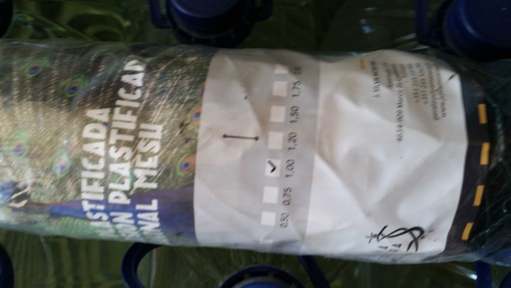 Rolo de rede por utilizar