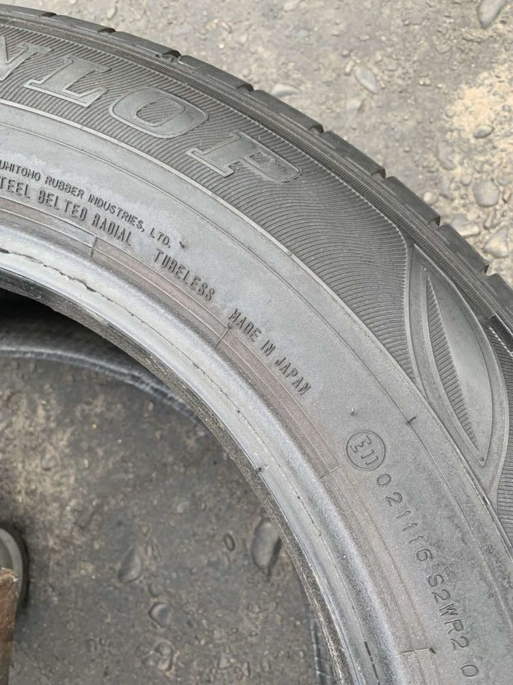 Шини 215/60 R16 пара Dunlop 2020р, 6,3мм