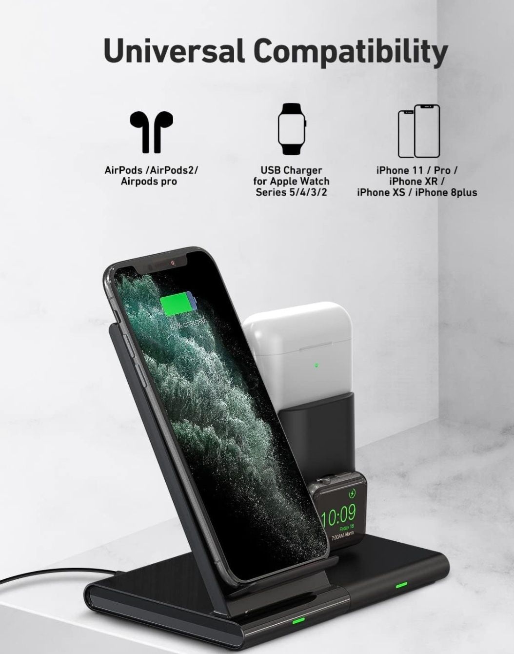 Carregador Wireless universal Fast charge igual a novo