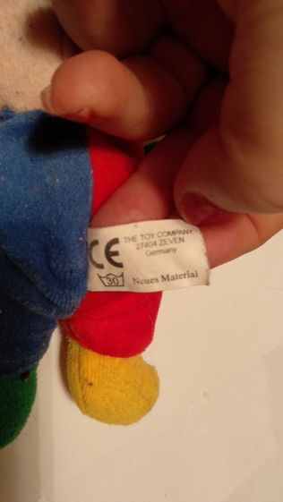 игрушка детская мягкая петрушка шут клоун пр-во германия плюшевая