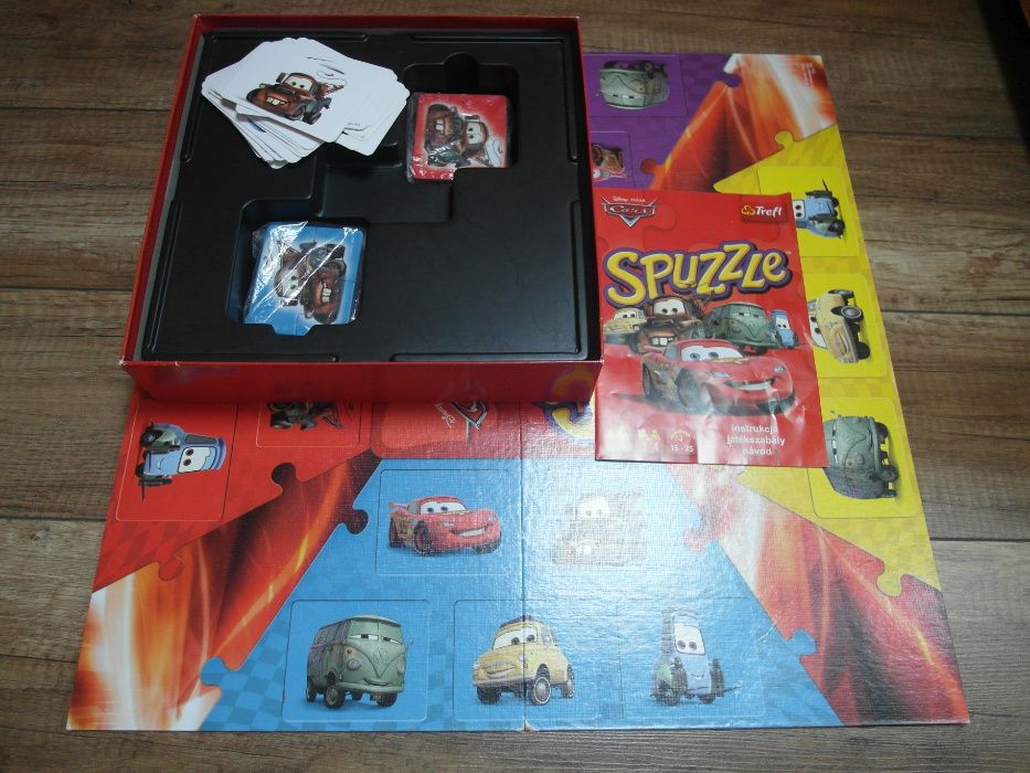 Gra dla dzieci Spuzzle Cars Disney plus gratis