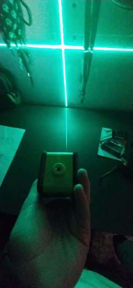 Nível Laser Verde 2 Linhas Profissional Auto Nivelamento Cruz