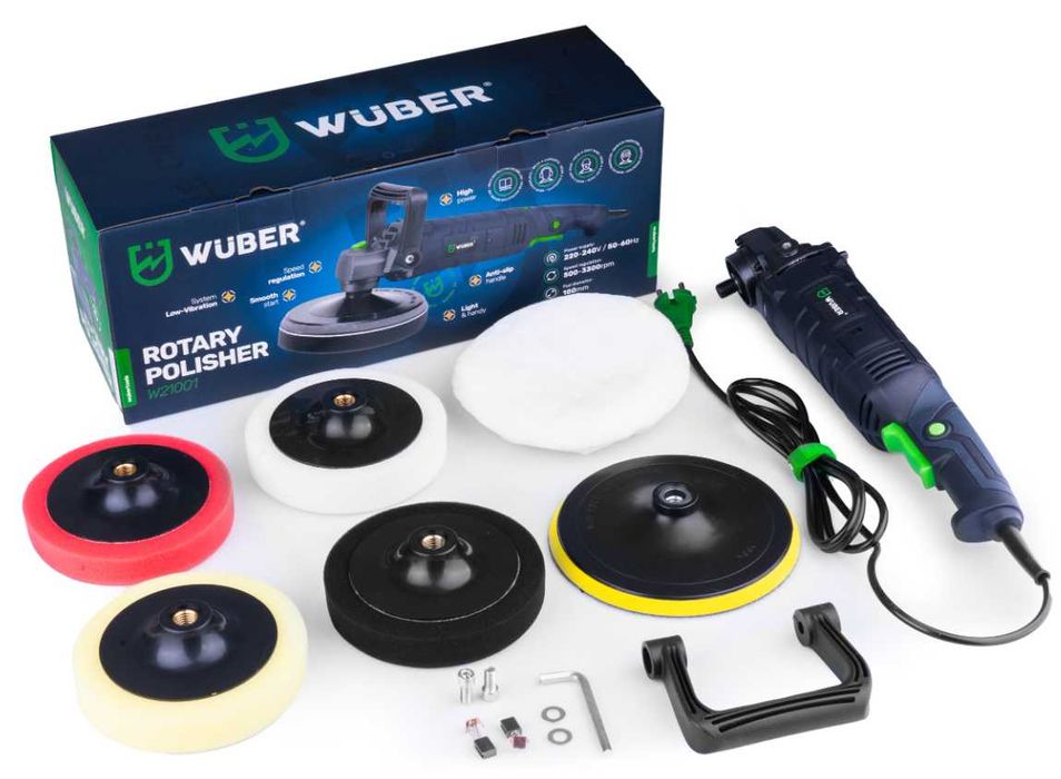 Super Rotacyjna Polerka Samochodowa (Gratisy)
