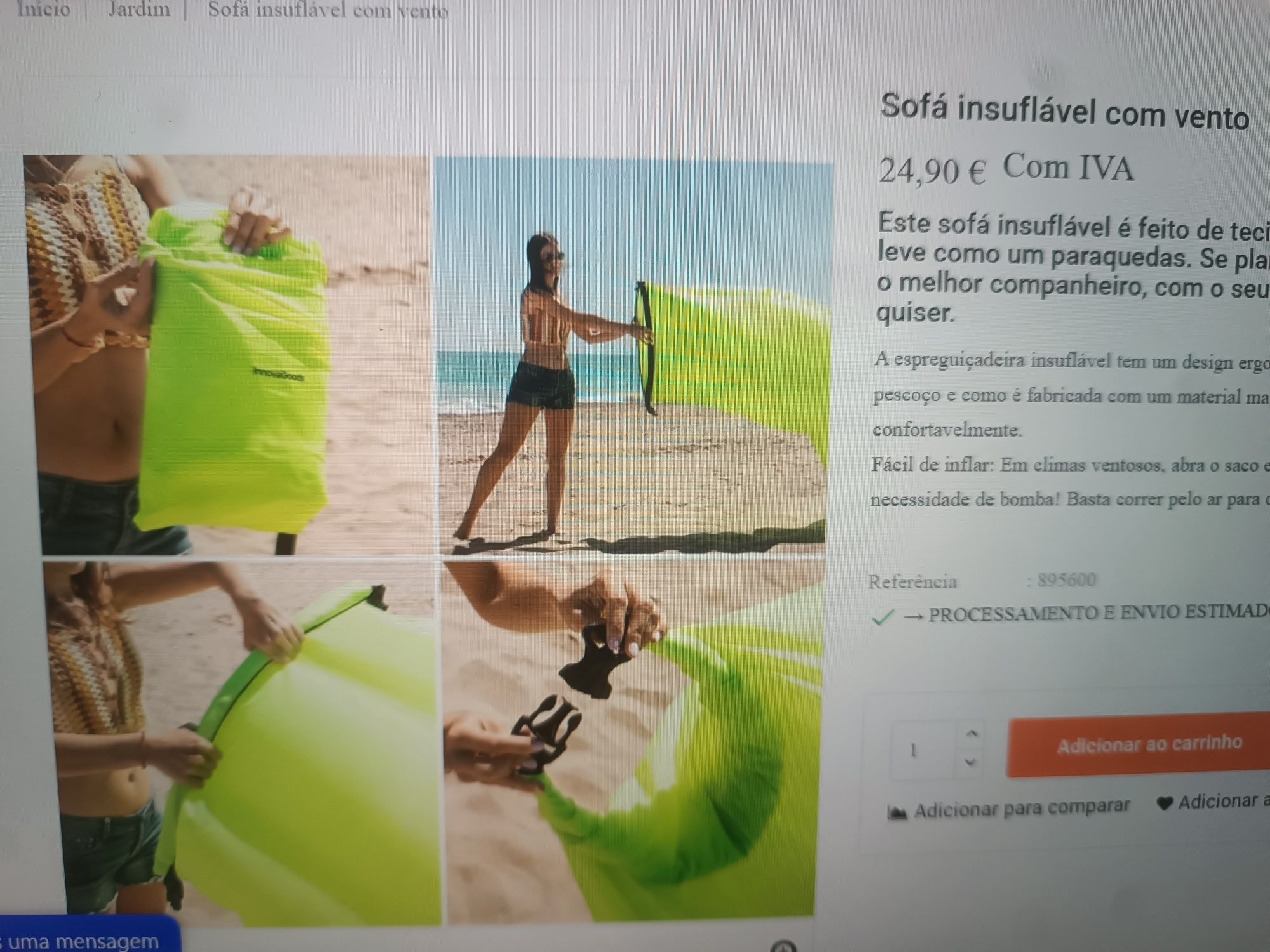 Insuflável praia/piscina