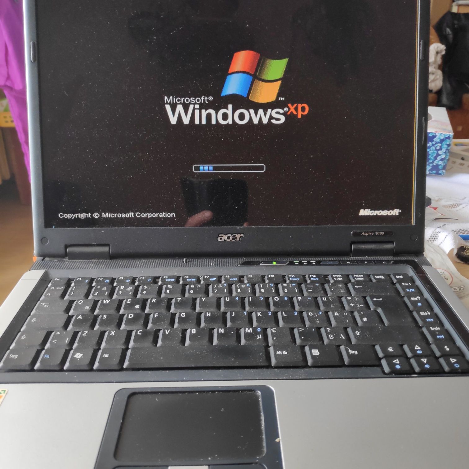 Acer aspire 5100 z systemem XP działa