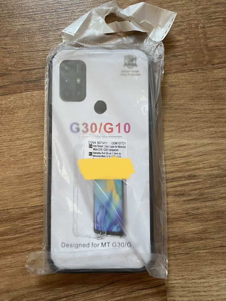 Etui silikonowe Motorola Moto G10 G20 G30 czarne