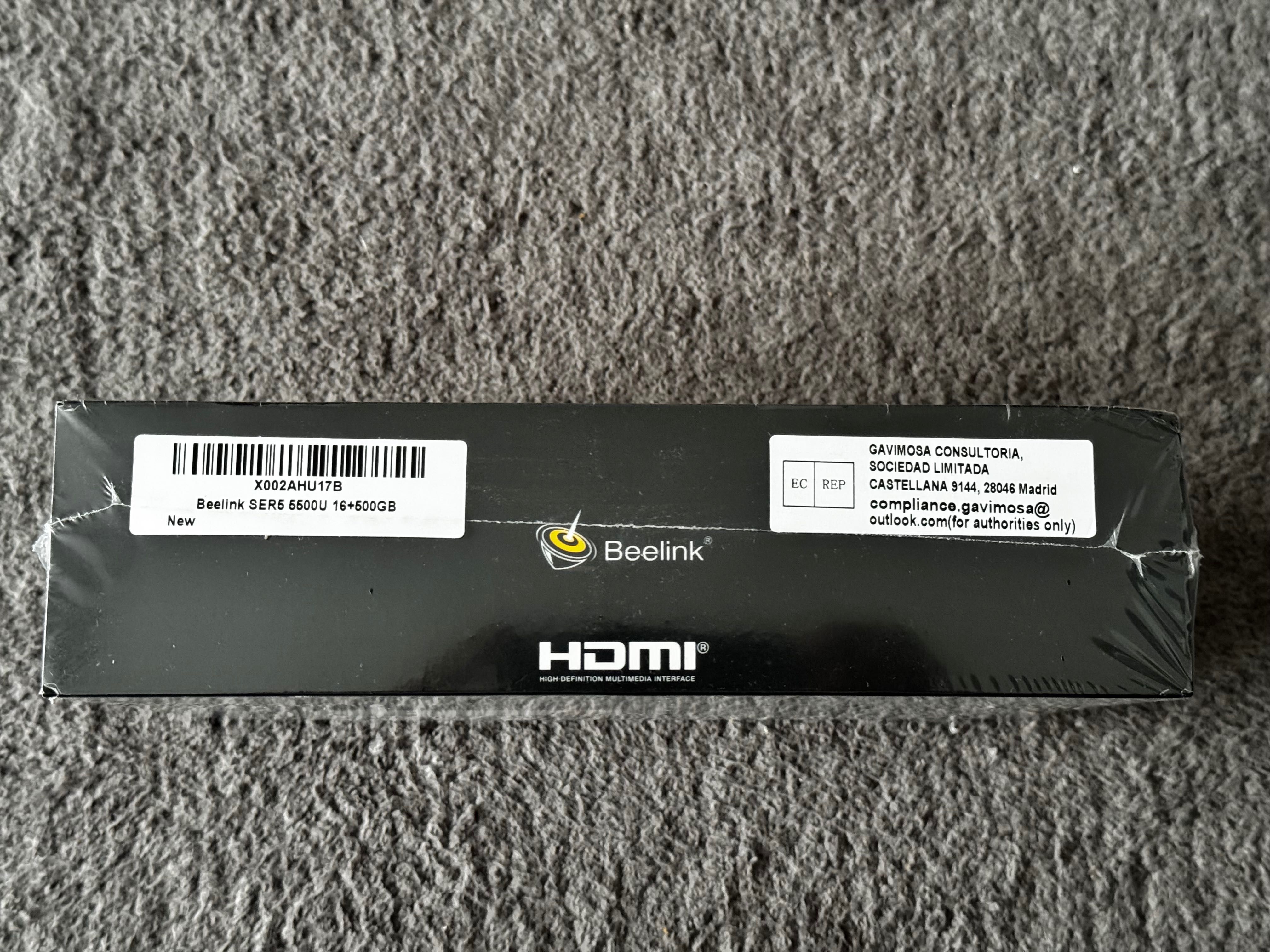 Продаётся Mini PC Beelink SER5