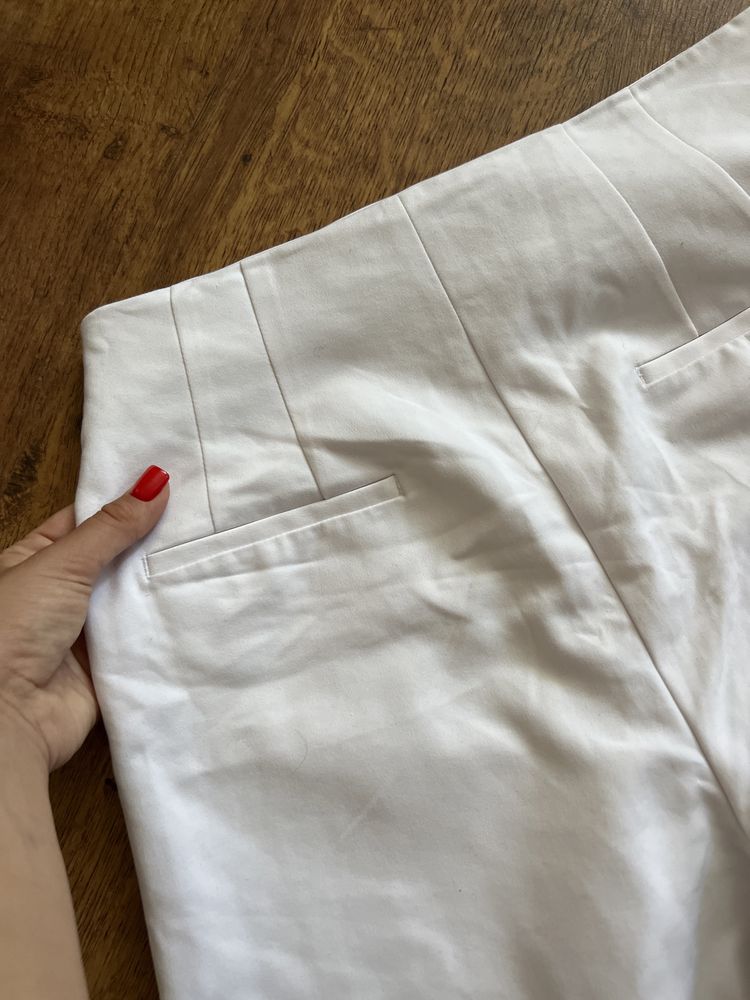 Белые брюки штаны Зара Zara