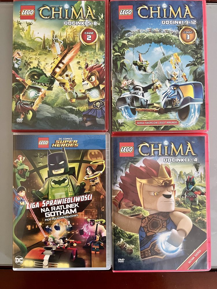 DVD bajki Avengers, Lego, Ninjago ta insze