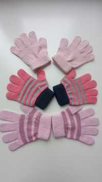 Перчатки для девочки 5-6-7 лет