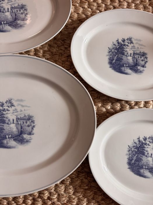 Vintage 4 travessas Vista alegre