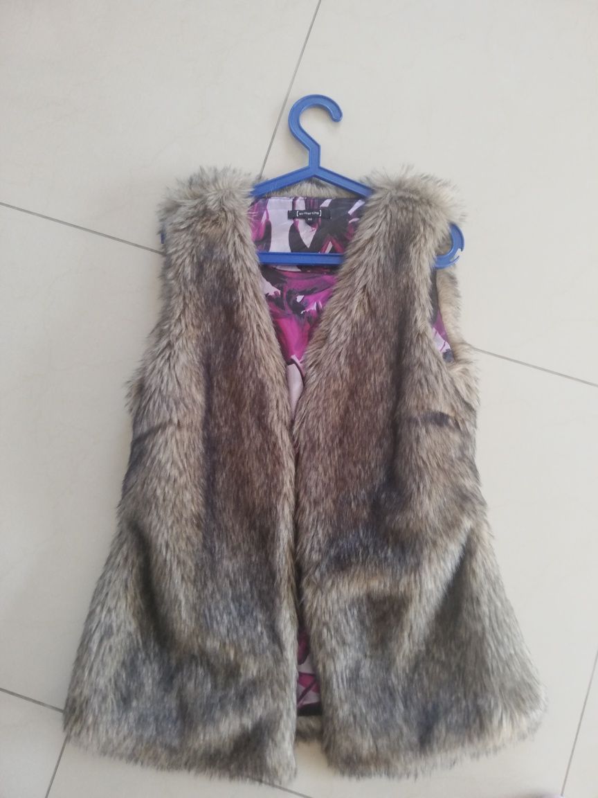 Nowy bezrękawnik futerko