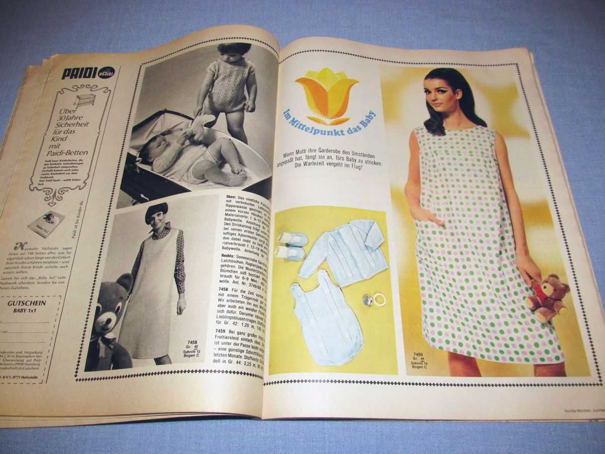 Burda Moden 7/1968 + wykroje Vintage