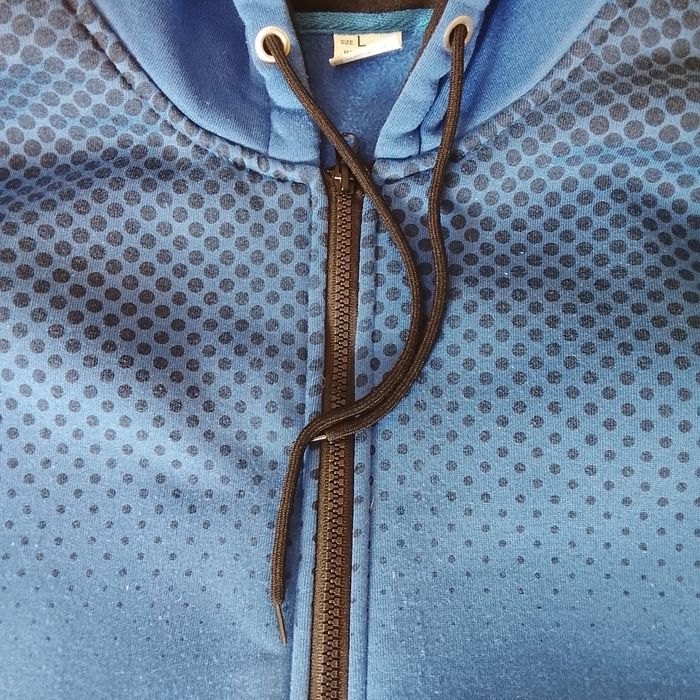 Temu Zíper azul - Tamanho L