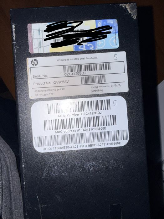 Системний блок HP Compaq 6300 SFF