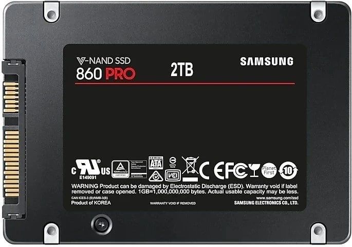 Регулюванням даних всередині SSD накопичувача Samsung 860 PRO 2 TB (MZ